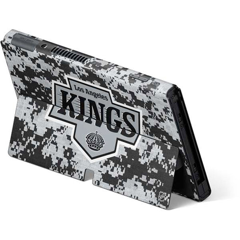 NHL Los Angeles Kings Camo Nintendo Switch OLED (2021) Skin